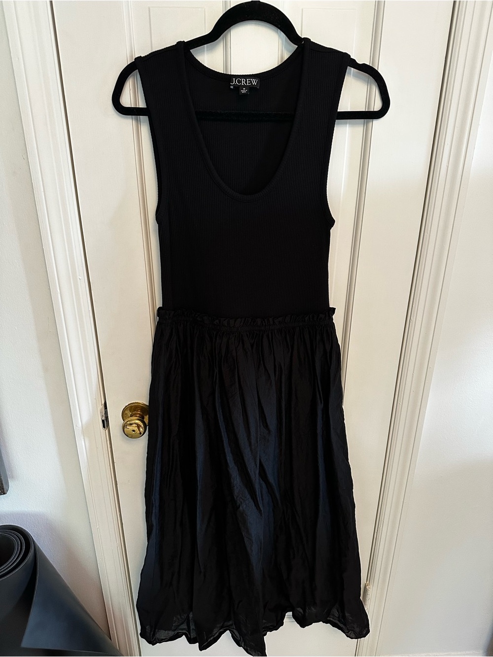 J. Crew Gathered-Waist Mixy Dress - Picture 2 of 3